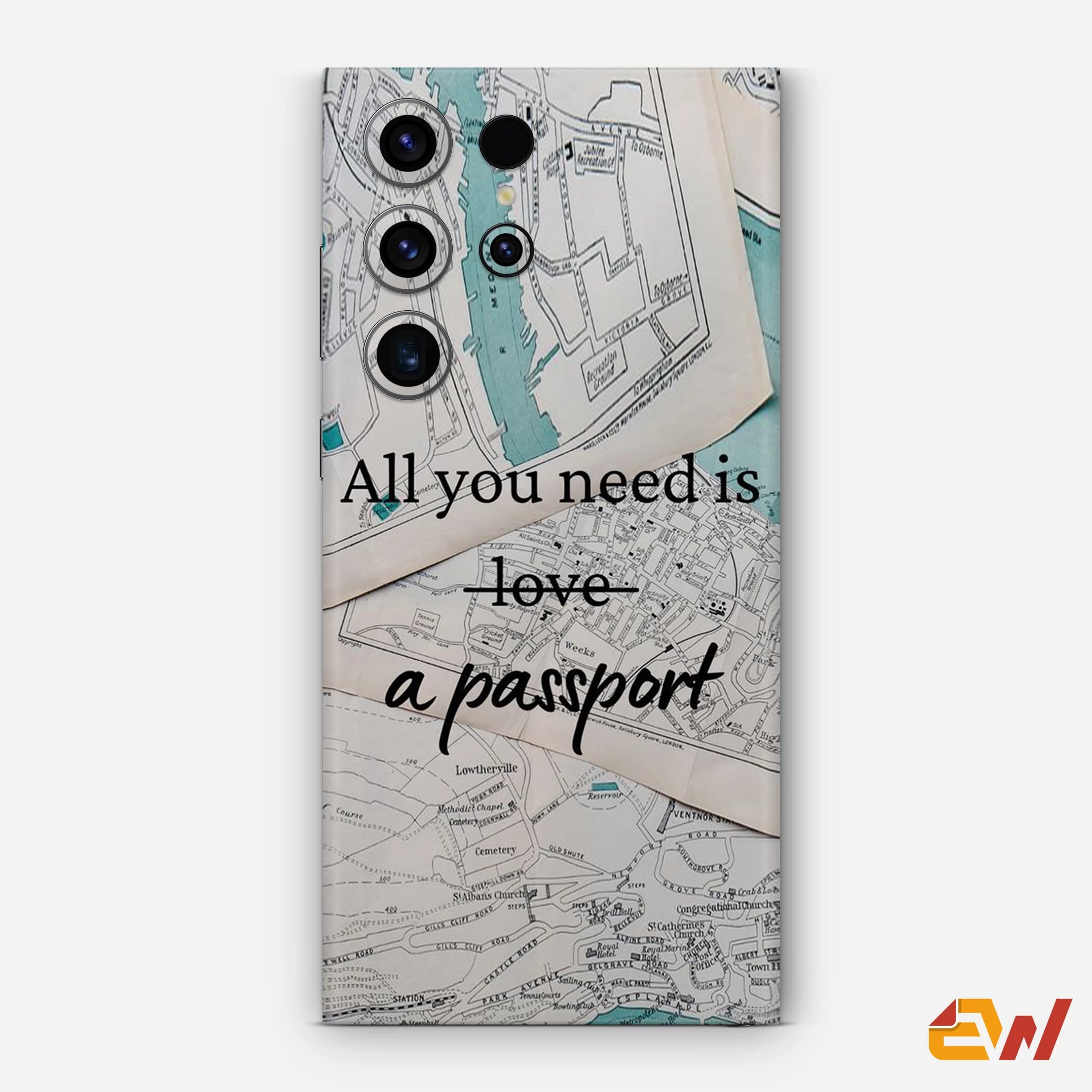 Love Travel Mobile Skin