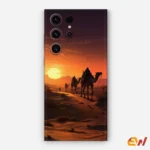 Camel In Desert Mobile Skin