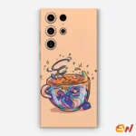 Coffe Art Mug Mobile Skin