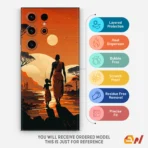 Art Work Of Father & Son Mobile Skin - Image 4