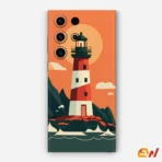 Light House Painting Mobile Skin