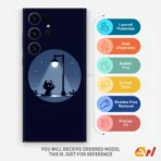 Cute Black Cat Mobile Skin - Image 4