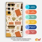 Vintage Cozy Pattern Mobile Skin - Image 4
