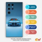 Blue Theme Sports Car Mobile Skin - Image 4