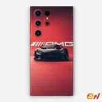 Red Theme Gaming Car Mobile Skin