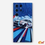 Blue Theme Car Mobile Skin