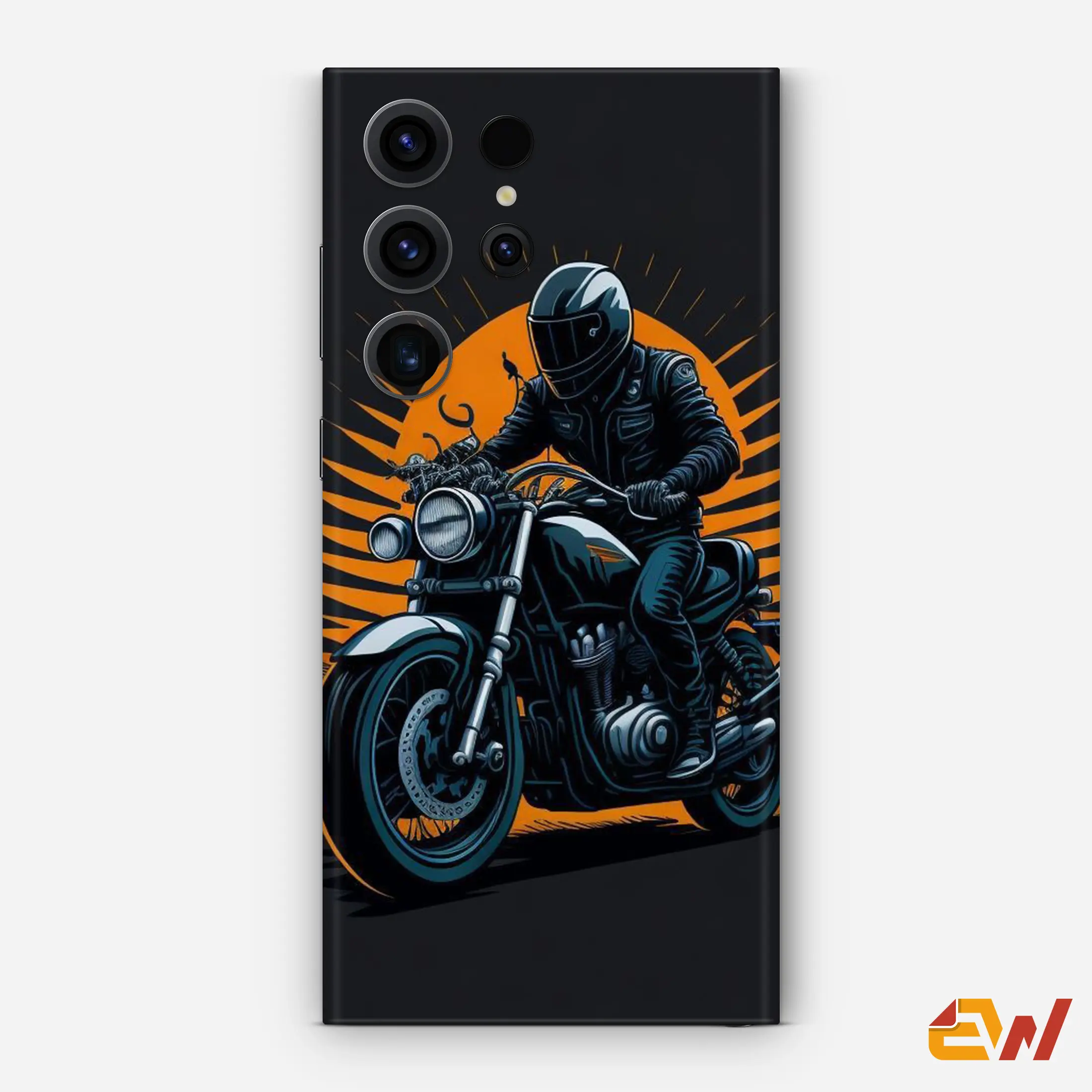 IMG1110_1 Rider With Helmet Mobile Skin - Image 1