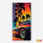 Vintage Car Art Mobile Skin