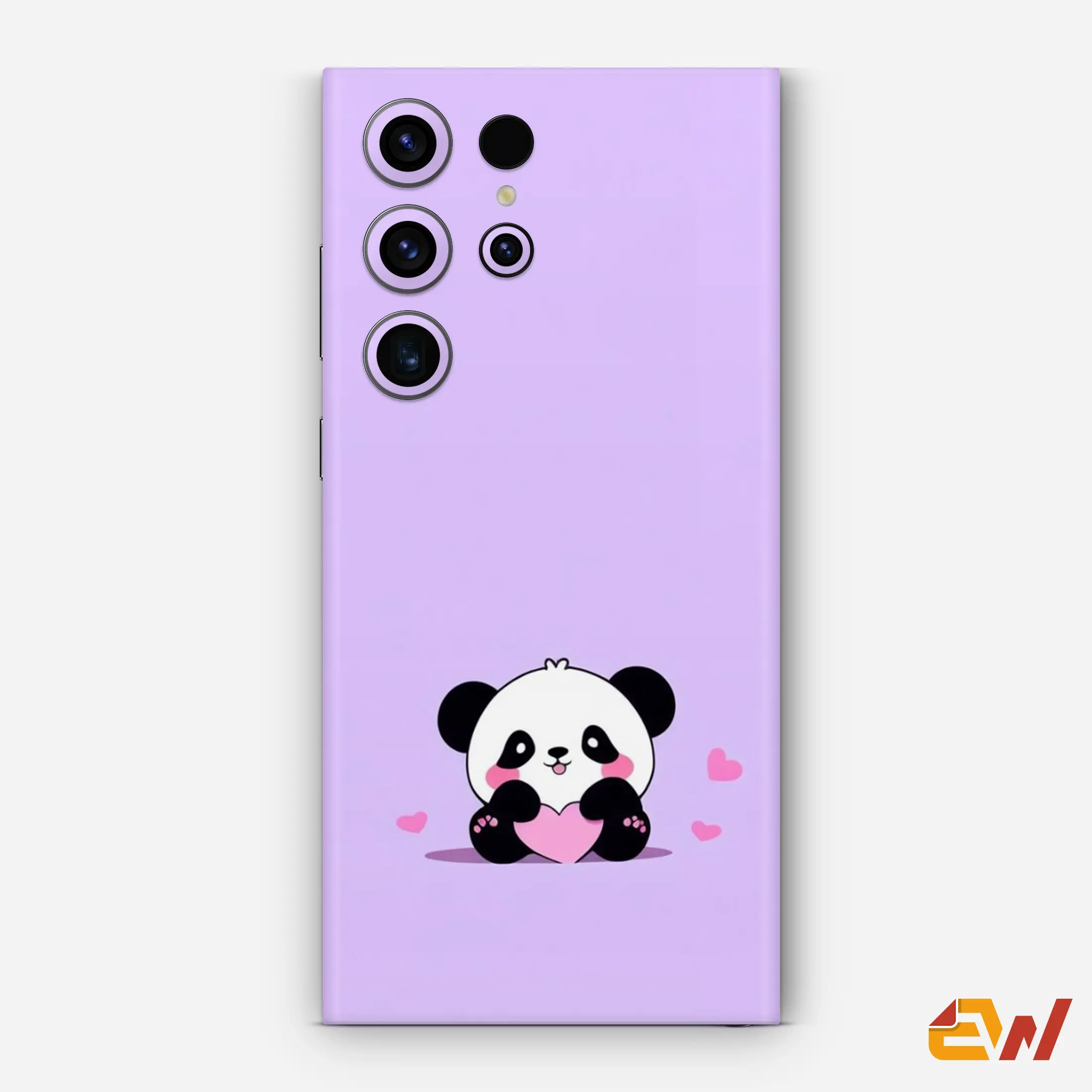 IMG1305_1 Purple Love With Panda Mobile Skin - Image 1