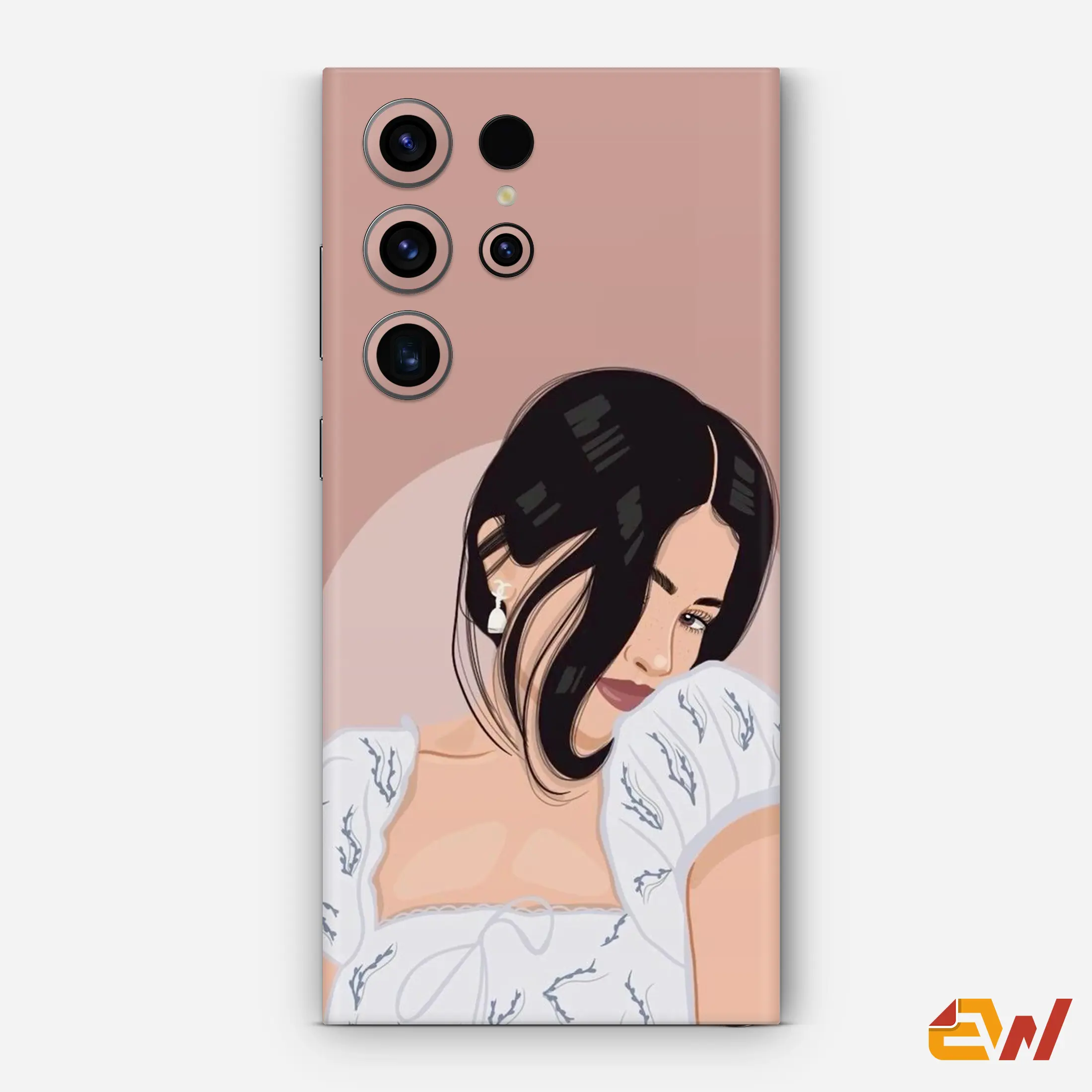 IMG1401_1 Cute Girly Selfie Mobile Skin - Image 1