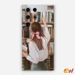 Girl iIn Library Mobile Skin