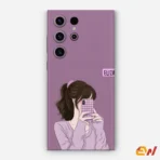 Purple Theme Selfie Mobile Skin