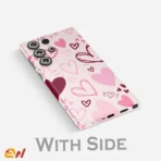 Pink Theme Hearts Mobile Skin - Image 3