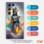 Colourfull Painting  Of Krishna Mobile Skin - Image 4