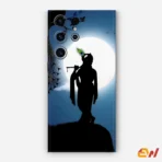 Krishna With Peacock Mobile Skin