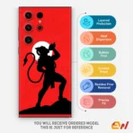 Hanuman With Sun Mobile Skin - Image 4