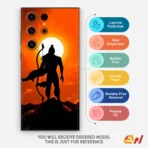 Colourfull lord Ram Mobile Skin - Image 4