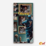 Dhoni With Jersy 7 Mobile Skin