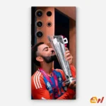 Virat Kohli With Trophy Mobile Skin