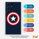 Captain America Logo Mobile Skin - Image 4
