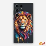 Colour full Lion Painting  Mobile Skin