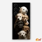 Cute Little Dogs Mobile Skin