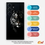 Black and White Lion  Mobile Skin - Image 4