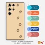 Puppie Foot Print  Mobile Skin - Image 4