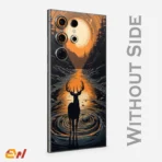 Sunset Art With Deer Mobile Skin - Image 2