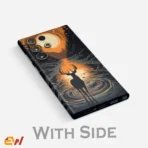 Sunset Art With Deer Mobile Skin - Image 3