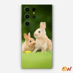 Cute Rabbits Mobile Skin