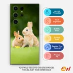 Cute Rabbits Mobile Skin - Image 4